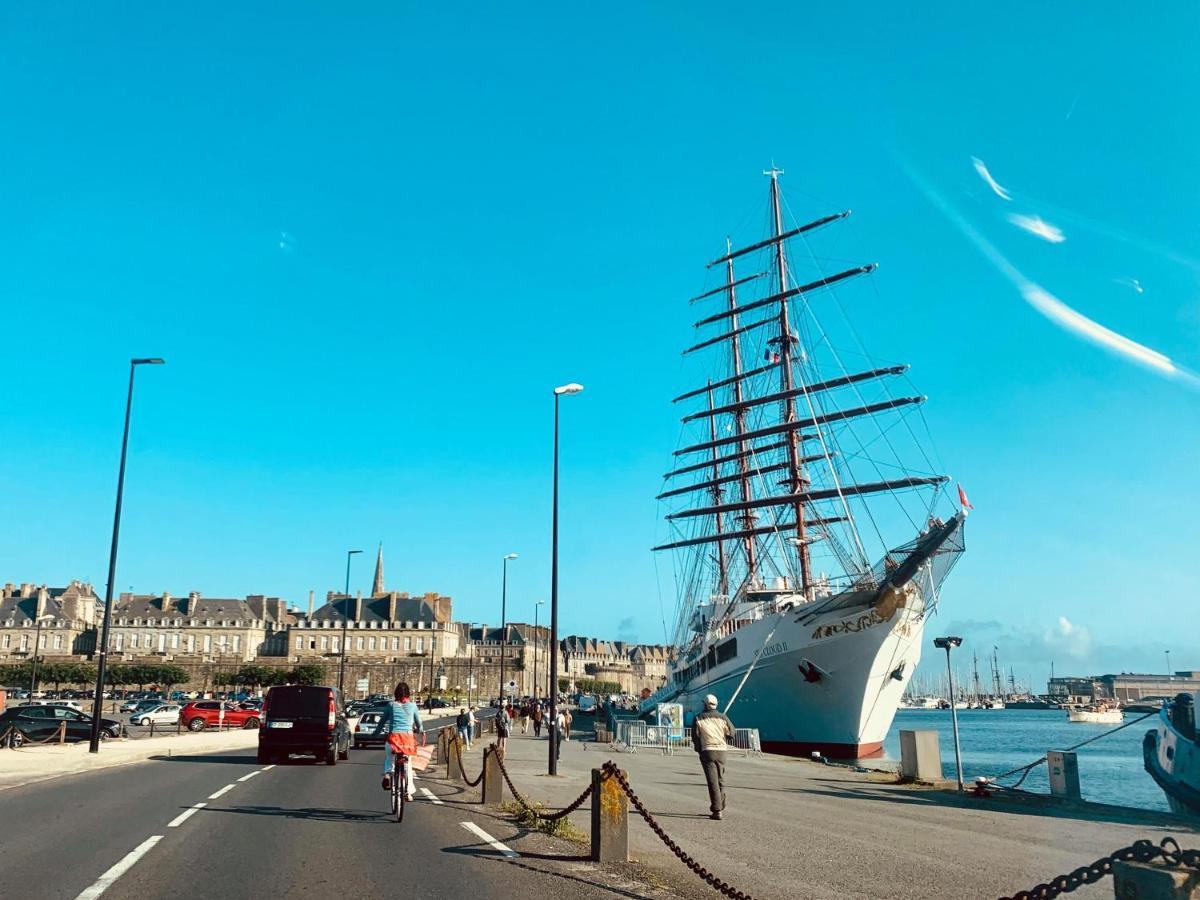 Appartement L'Emeraude A Saint Malo Intra-Muros Luaran gambar